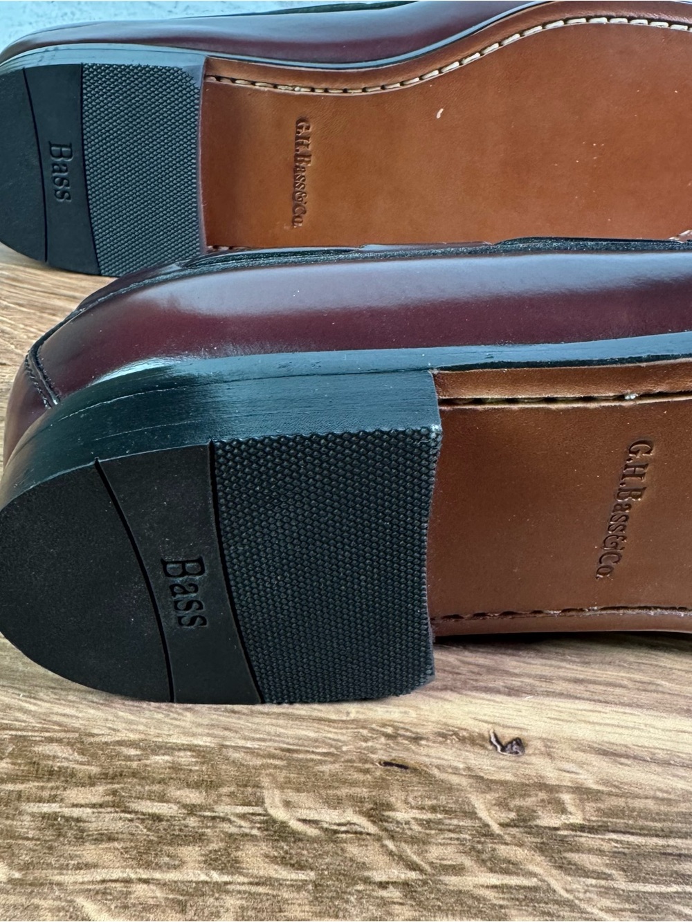 G.H. Bass Layton Burgundy Kiltie Tassel Loafer 12 3E New In Box-never worn. - Picture 8 of 11